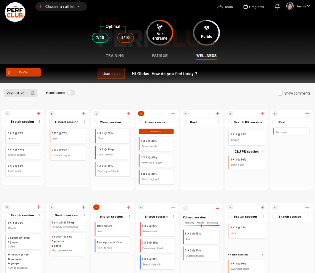 Analyser sa préparation physique