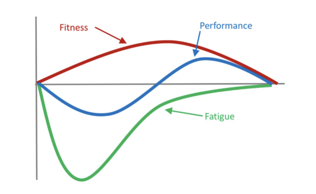 suivi de la charge d'entraînement fitness-fatigue