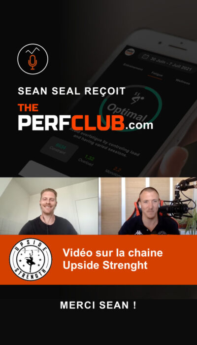 Sean Seal reçoit ThePerfClub — chaîne Upside Strength